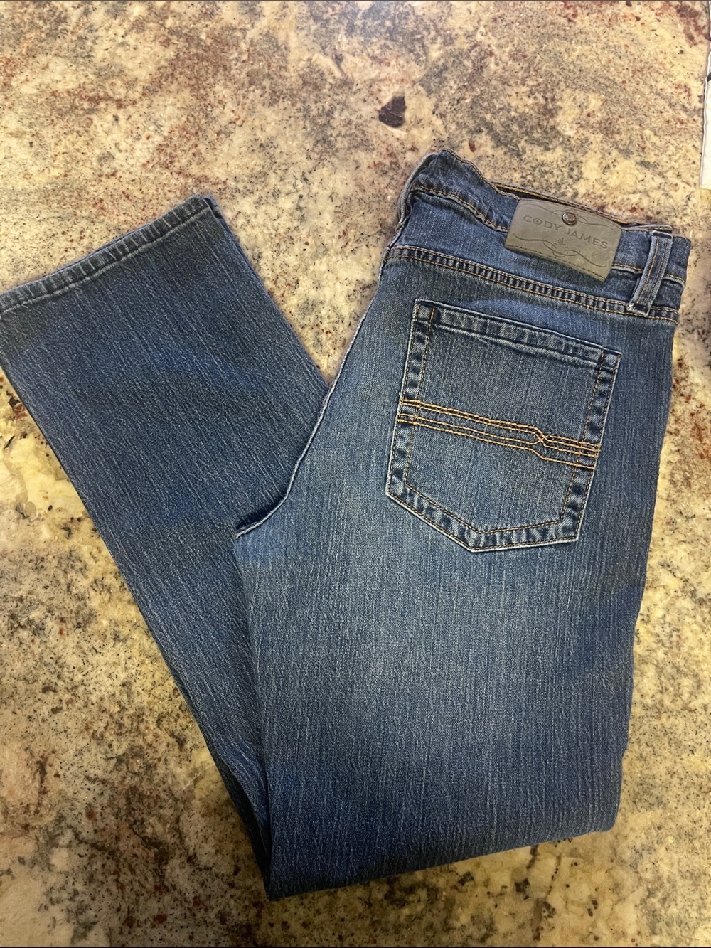 CODY JAMES MEN'S SEGUNDO WASH DUKE RELAXED BOOTCUT STRETCH DENIM JEANS - Picture 6 of 6